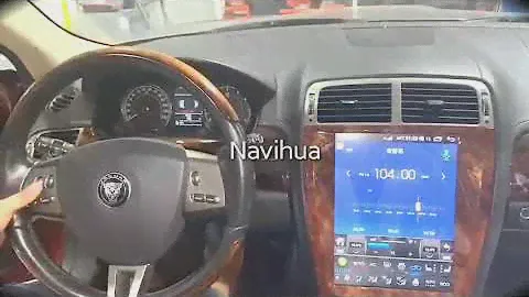 Tesla Style Car Radio For #Jaguar #XK #navihua #autoradio
